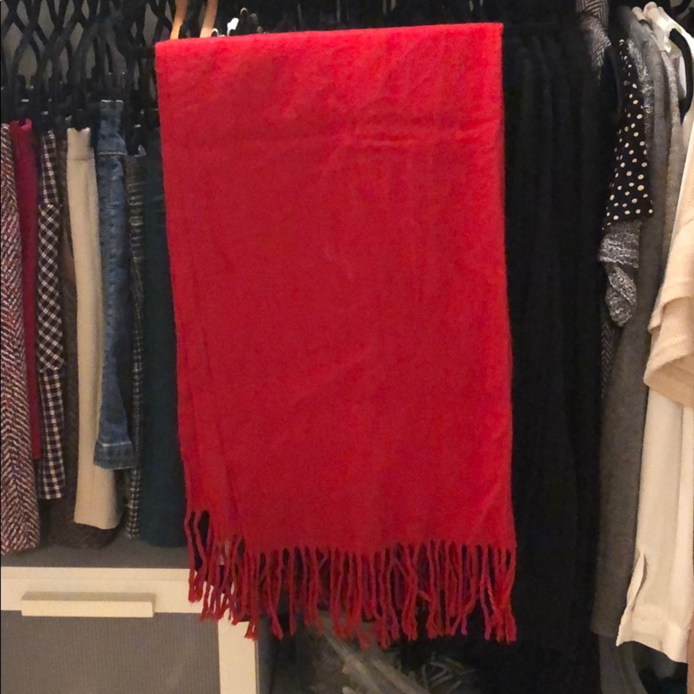 Red scarf